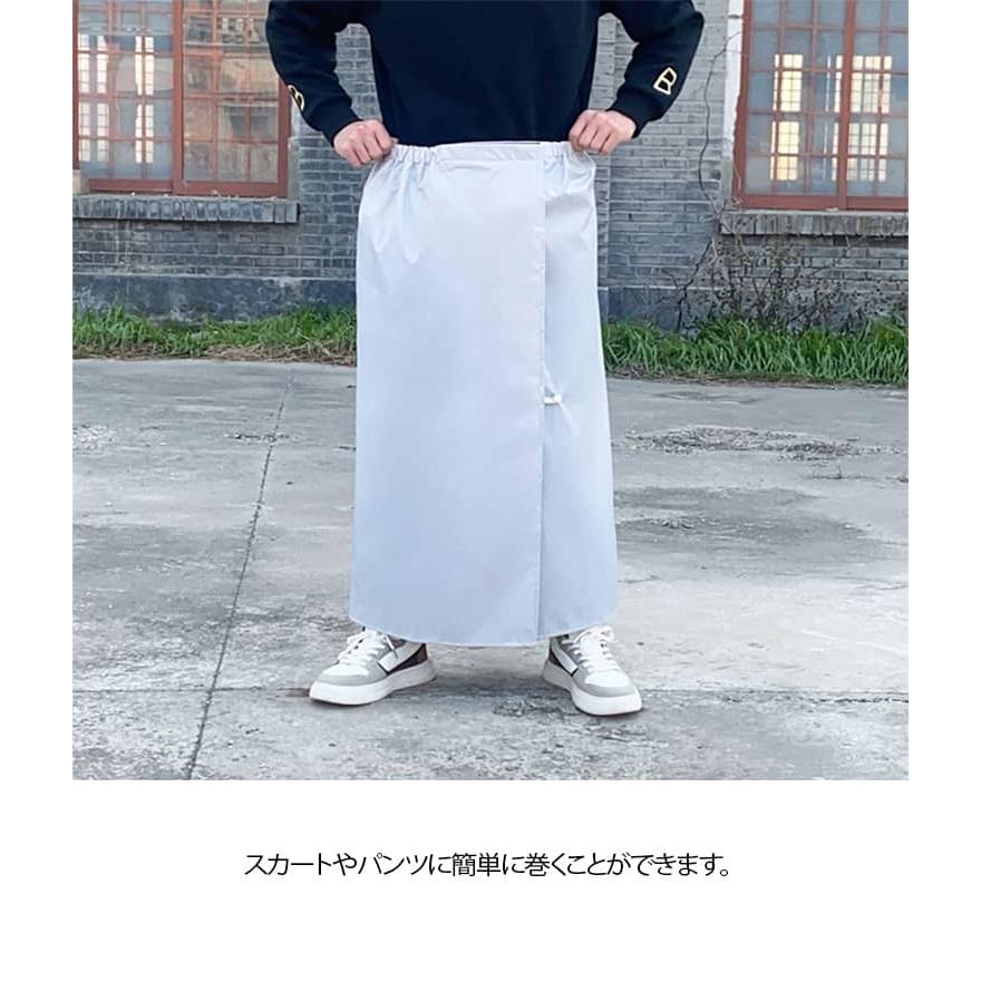レインスカート 巻きスカート レディース メンズ ラップスカート おしゃれ レインウェア カッパ ロング マキシ丈 撥水 アウトドア キャンプ フェス |  | 08