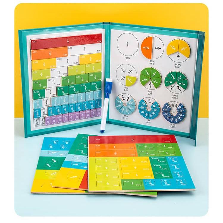 分数学習 知育おもちゃ 数学 算数教具 小学生 知育玩具 分数 幼児 ギフト 子ども プレゼント 恐竜 オモチャ 誕生日 女の子 男の子 分数パズル |  | 13