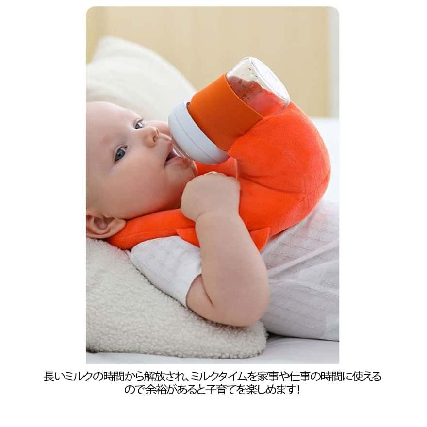 赤ちゃん セルフミルク 授乳 クッション 哺乳瓶ホルダー 飲み枕 セルフミルクッション ハンズフリー へたらない 寝かせ 枕 マタニティ ピロー 授乳 |  | 11