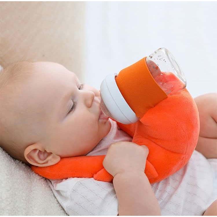 赤ちゃん セルフミルク 授乳 クッション 哺乳瓶ホルダー 飲み枕 セルフミルクッション ハンズフリー へたらない 寝かせ 枕 マタニティ ピロー 授乳 |  | 14