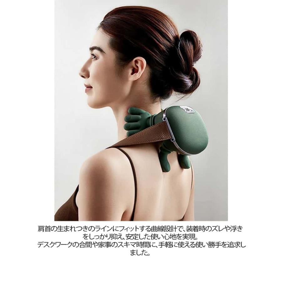 ネックマッサージャー マッサージ器 もみほぐし ヒーター コードレス ネックケア 首 肩 健康グッズ 充電式 肩首カーブフィット 人手型 マッサージ |  | 09