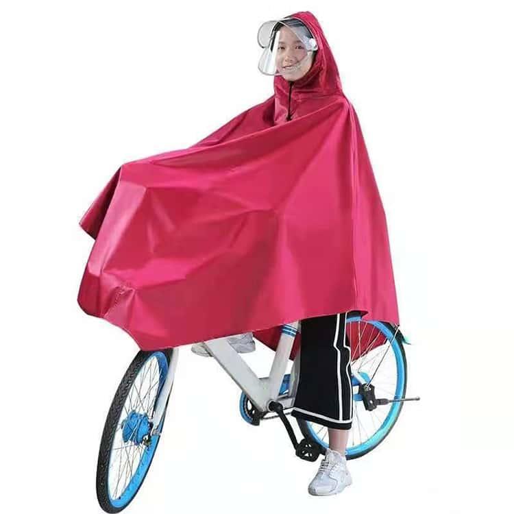 レインコート 自転車 カッパ ポンチョ カゴまで 雨具 ダブルバイザー 二重ツバ シングルつば 2タイプ自転車用レインポンチョ 広いつば バイク レデ |  | 04
