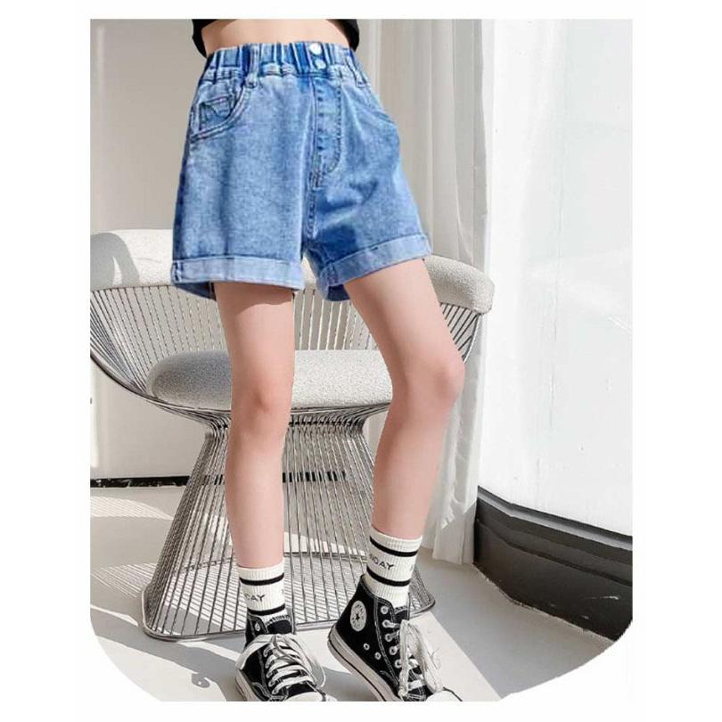 ショートパンツ 女の子 夏用 デニムショートパンツ 短パン 半ズボン ボトムス ロールアップ ジュニア デニムパンツ かわいい オシャレ 110 12 |  | 08