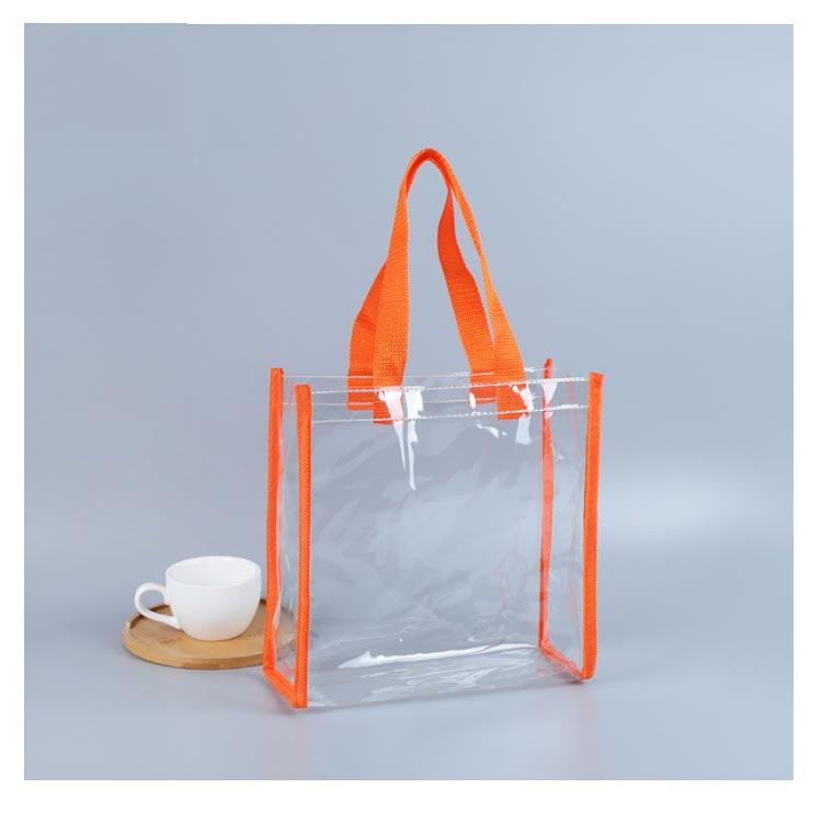 クリアバッグ ビニールバッグ 透明バッグ PVC トートバッグ 中見せ 防水 防塵 イベント クリア 保存 シンプル ギフトバッグ サイズ選べる エコ |  | 17