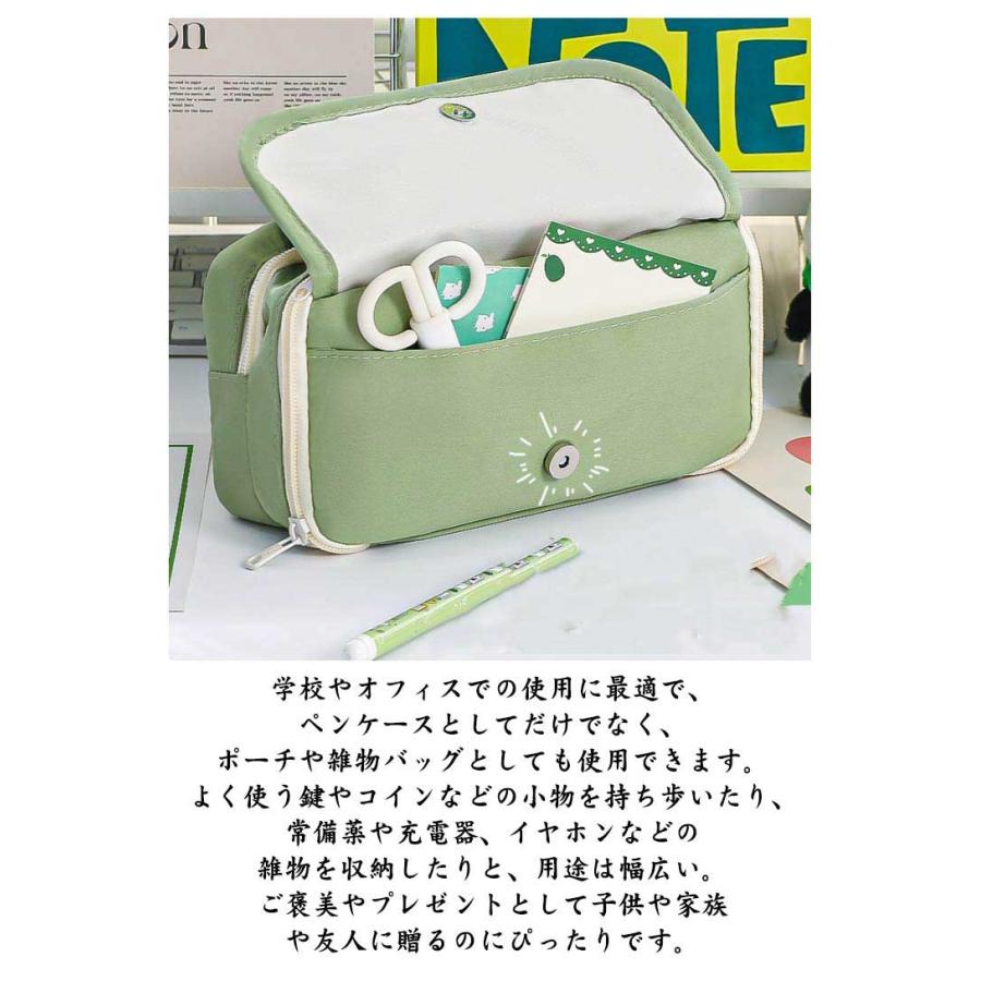 100本ペン収納可の大容量!ペンケース 単品 筆箱 ふで箱 可愛い おしゃれ 韓国風 クリア 見える 高校生 中学生 多機能 ペンホルダー シンプル |  | 12