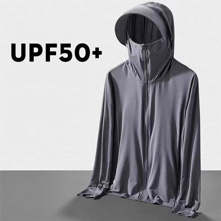 UVカット パーカー ラッシュガード UVカット ワークマン レディース メンズ 長袖 紫外線対策 フード付き マスク付き 指穴 つば ひんやり 接触 |  | 04