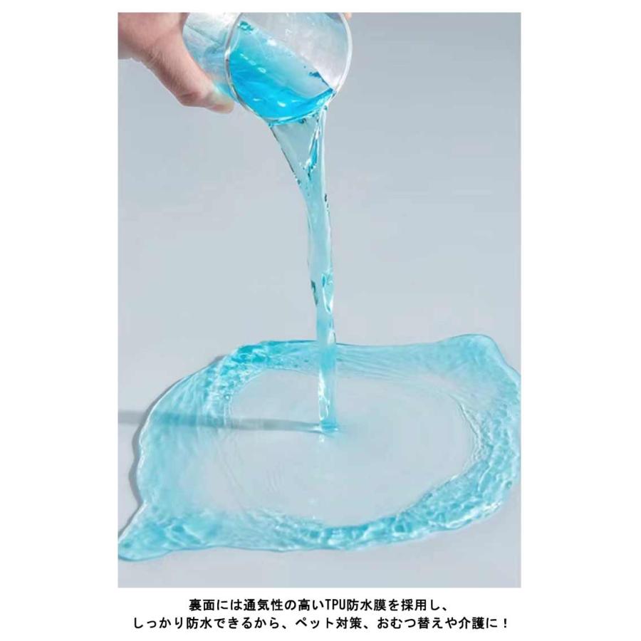 パッド一体型ボックスシーツ 防水 ボックスシーツ 敷きパッド セミダブル ダブル クイーン ベットカバー 洗える ベッドパッド 防水シーツ 介護 ベビ |  | 09