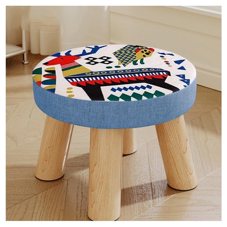 【2個セット】スツール 子供 椅子 木製脚付き おしゃれ ミニスツール 小さい 丸椅子 子供用 イス かわいい キッズ チェア 子供チェア ロースツー |  | 16