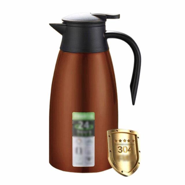 送料無料 ステンレスポット 2L 魔法瓶 2リットル 真空断熱 まほうびん ポット 卓上 保冷 保温 おしゃれ 北欧 大容量 広口 氷 ステンレス 卓 |  | 13