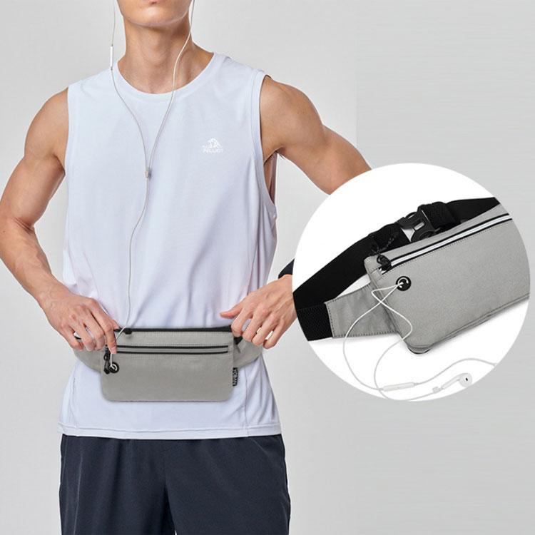 (送料無料) セキュリティポーチ 超薄型 ウエストポーチ 旅行 スポーツ アウトドア ウエストバッグ ランニングベルト ボディバッグ 多機能 防水 軽 |  | 02