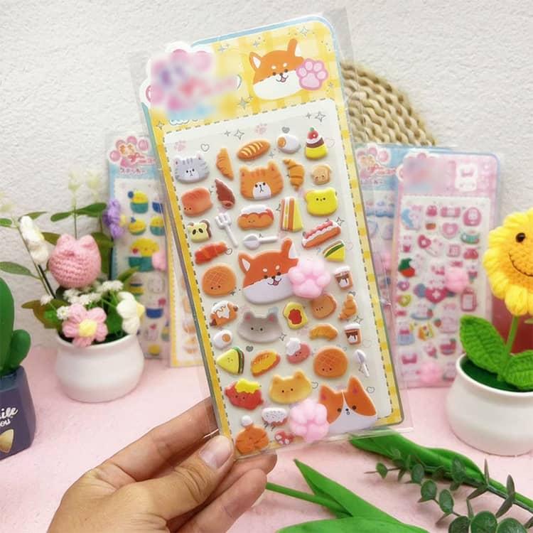 肉球シール にくきゅう ぷくぷく 12枚セット 猫 犬 ぷにぷに 3D 立体 ステッカー もちもち かわいい 猫の手 おしり 動物 キャラクター うさ |  | 04