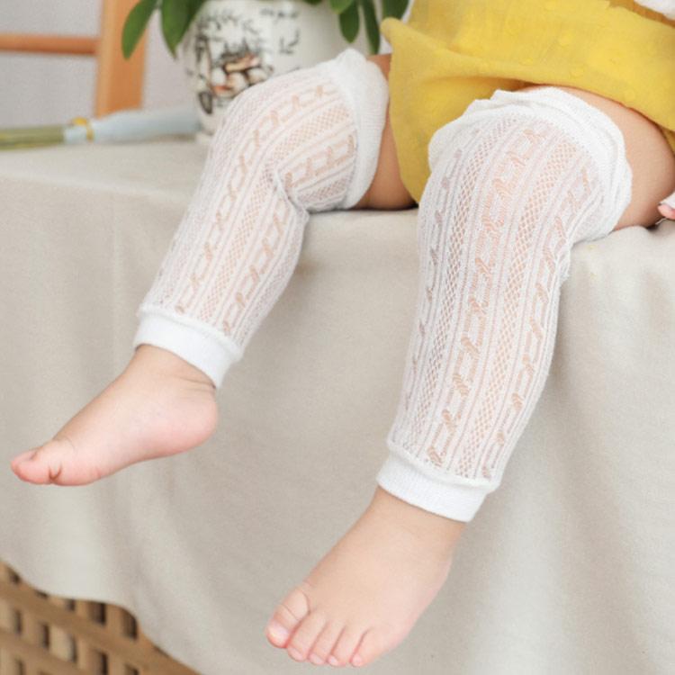 ベビー レッグウォーマー 赤ちゃん 新生児 3足セット レッグカバー 春 夏用 メッシュ 透かし編み 薄手 冷房よけ 冷え防止 靴下 ロング ニーソッ |  | 02