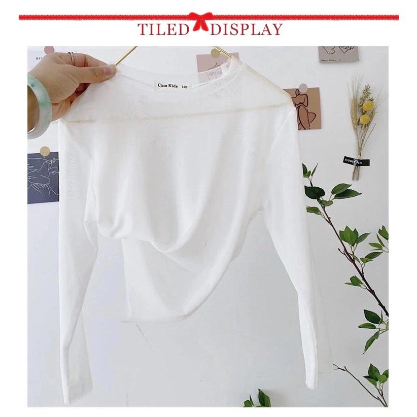キッズ 接触冷感 長袖 Tシャツ ラッシュガード 子供服 シアートップス UVカット プルオーバー 接触冷感 子供 夏 サマー メッシュトップス 軽量 |  | 07