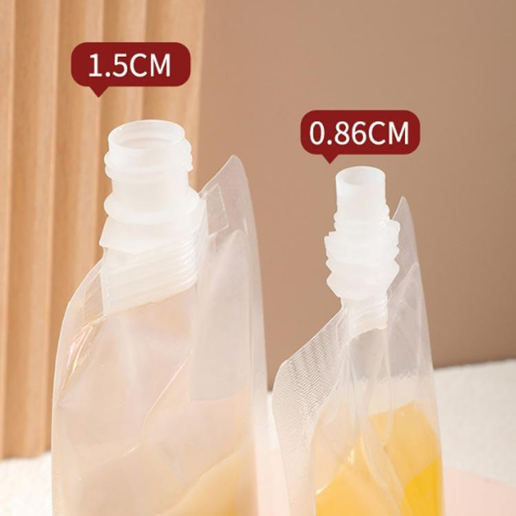 容器 保存容器 大口 ジュースパック パウチ 100ml 500ml 380ml 300ml パック 100個セット スパウトパウチ 250ml ふた |  | 04