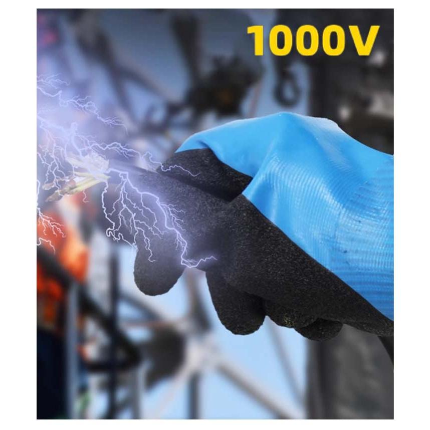 電気絶縁手袋 1000V 絶縁手袋 電工手袋　電気絶縁 電気用ゴム手袋　安全な作業 溶接 配線 工事 作業用手袋 グローブ 滑り止め 磨耗に強い 防水 |  | 07