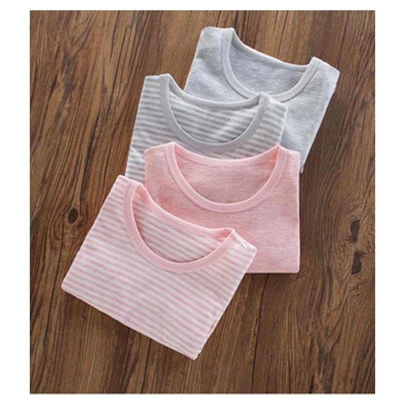 2枚セット インナーシャツ キッズ 子供 長袖 Tシャツ 肌着 綿 コットン ロンT ジュニア 女の子 男の子 中学生 小学生 無地 ボーダー柄 通園 |  | 12