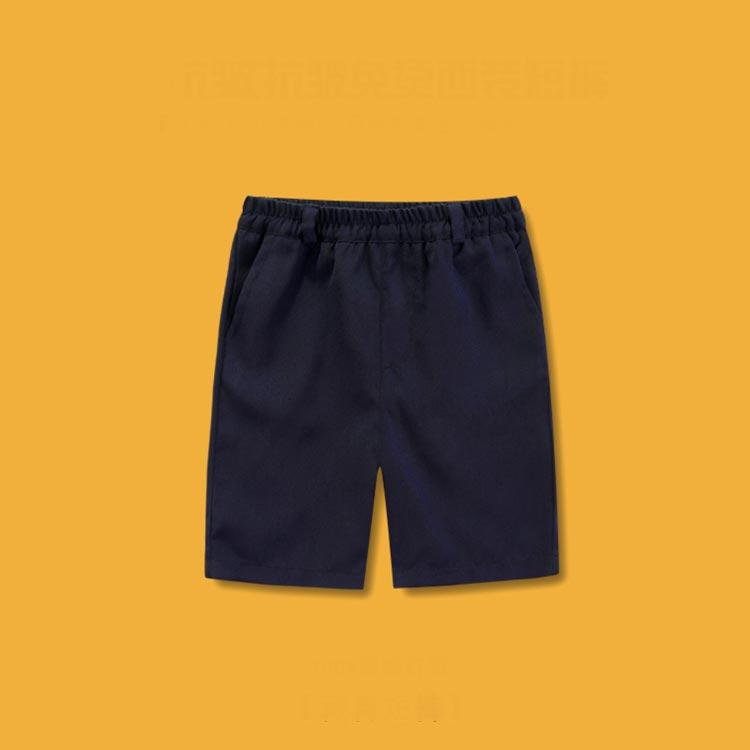 スクール スクールパンツ 半ズボン 学生服 総ゴム 小学校 ウエストゴム 5分丈 ハーフパンツ キッズ 制服 小学生 ノーアイロン 通学服 グレー 紺 |  | 02