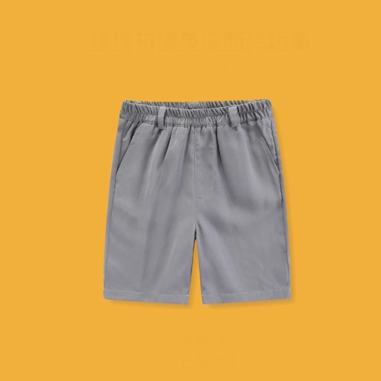 スクール スクールパンツ 半ズボン 学生服 総ゴム 小学校 ウエストゴム 5分丈 ハーフパンツ キッズ 制服 小学生 ノーアイロン 通学服 グレー 紺 |  | 03
