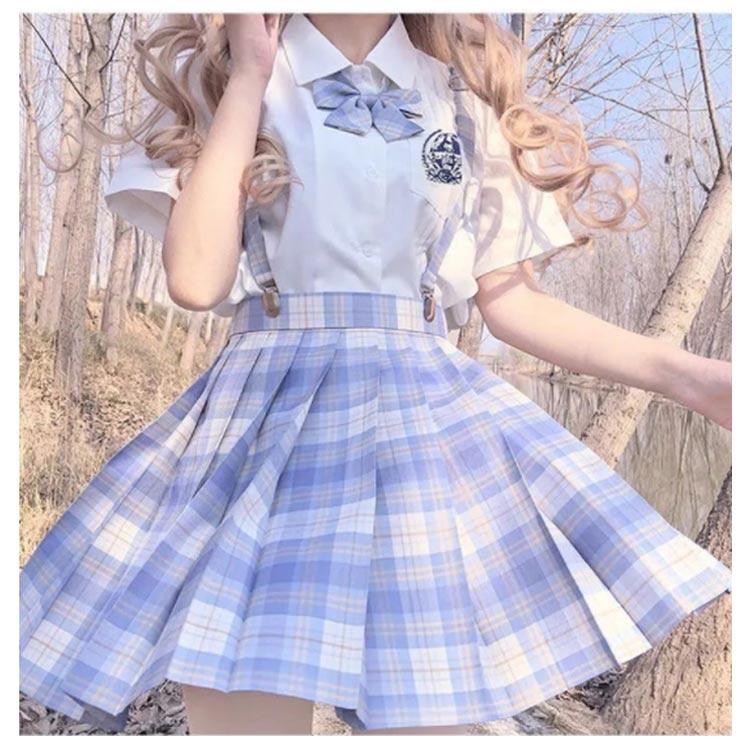 制服 スカート チェック柄 スクールスカート 学生制服　43cm レディース 高校生 中学生 通学 入学 女子高生 プリーツスカート 学生服 オールシ |  | 15
