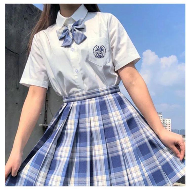 制服 スカート チェック柄 スクールスカート 学生制服　43cm レディース 高校生 中学生 通学 入学 女子高生 プリーツスカート 学生服 オールシ |  | 17