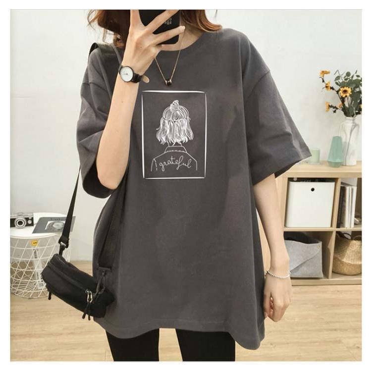 授乳服 マタニティ Tシャツ 半袖 授乳 チュニック 授乳口付き ビッグTシャツ マタニティトップス カットソー 母親 服装 妊娠 出産 産前 産後 |  | 12