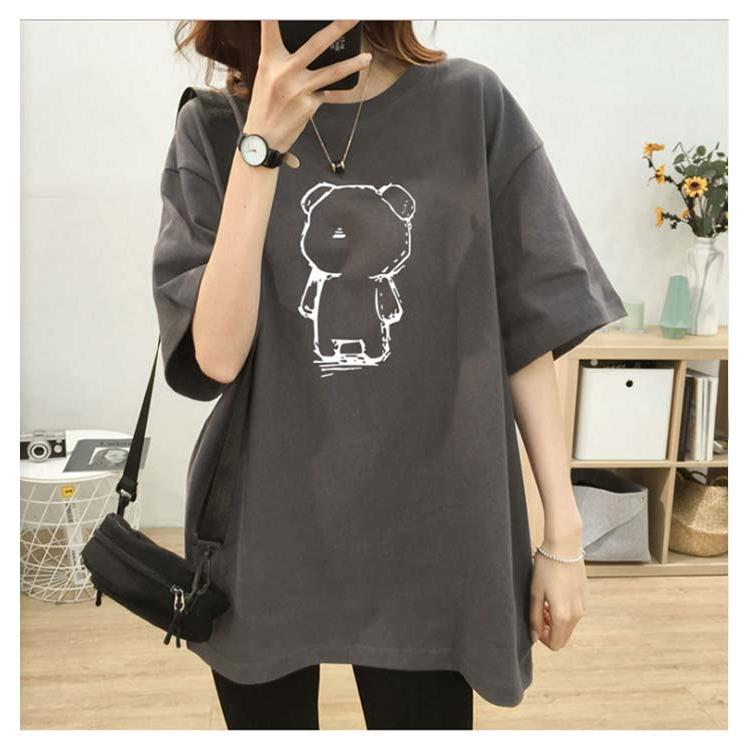 授乳服 マタニティ Tシャツ 半袖 授乳 チュニック 授乳口付き ビッグTシャツ マタニティトップス カットソー 母親 服装 妊娠 出産 産前 産後 |  | 13