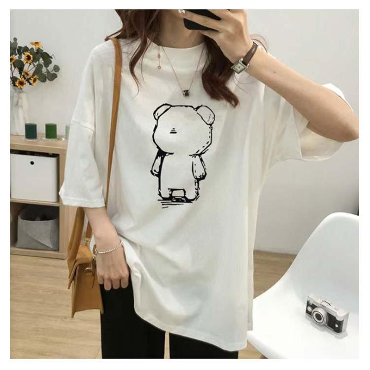 授乳服 マタニティ Tシャツ 半袖 授乳 チュニック 授乳口付き ビッグTシャツ マタニティトップス カットソー 母親 服装 妊娠 出産 産前 産後 |  | 17