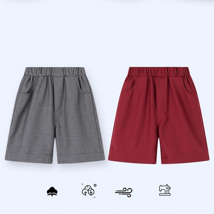 子供用 紺ズボン 男の子 フォーマル ショートパンツ ズボン ハーフパンツ 半ズボン 小学生 小学校 スラックス 軽量 通園 通学 制服 学生服 入園 |  | 02