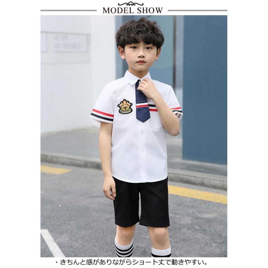 子供用 紺ズボン 男の子 フォーマル ショートパンツ ズボン ハーフパンツ 半ズボン 小学生 小学校 スラックス 軽量 通園 通学 制服 学生服 入園 |  | 08