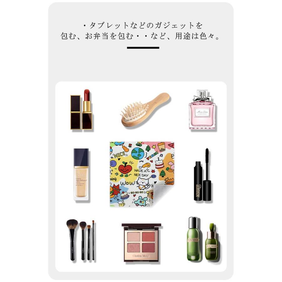 マジッククリーナークロス 不思議な風呂敷 魔法の吸着クロス ラッピング クロス 3枚セット くっつく 55×55cm カメラ保護 レンズ保護 インナー |  | 08