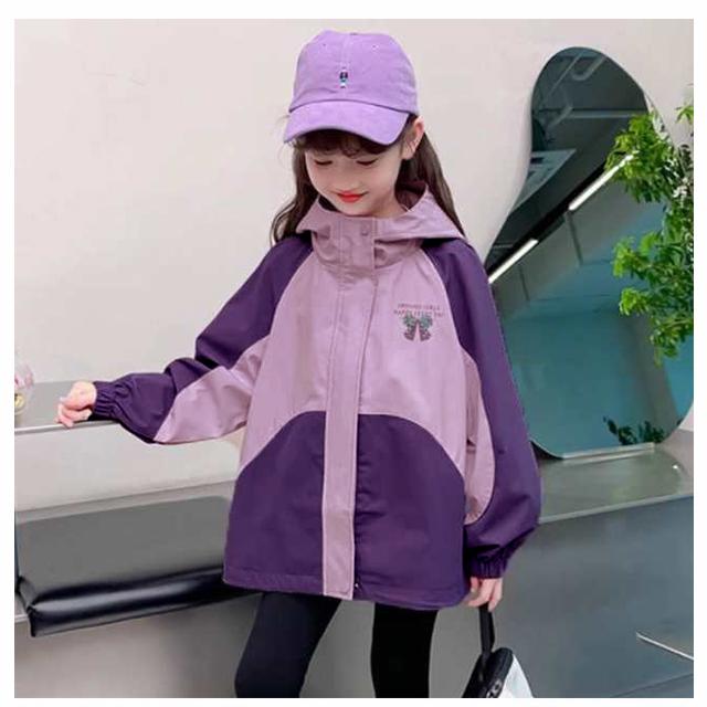 ウィンドブレーカー 女の子 子供服 キッズ 羽織り パーカー フード付き おしゃれ 秋服 110 120 130 140 150 160cm ガールズ |  | 12