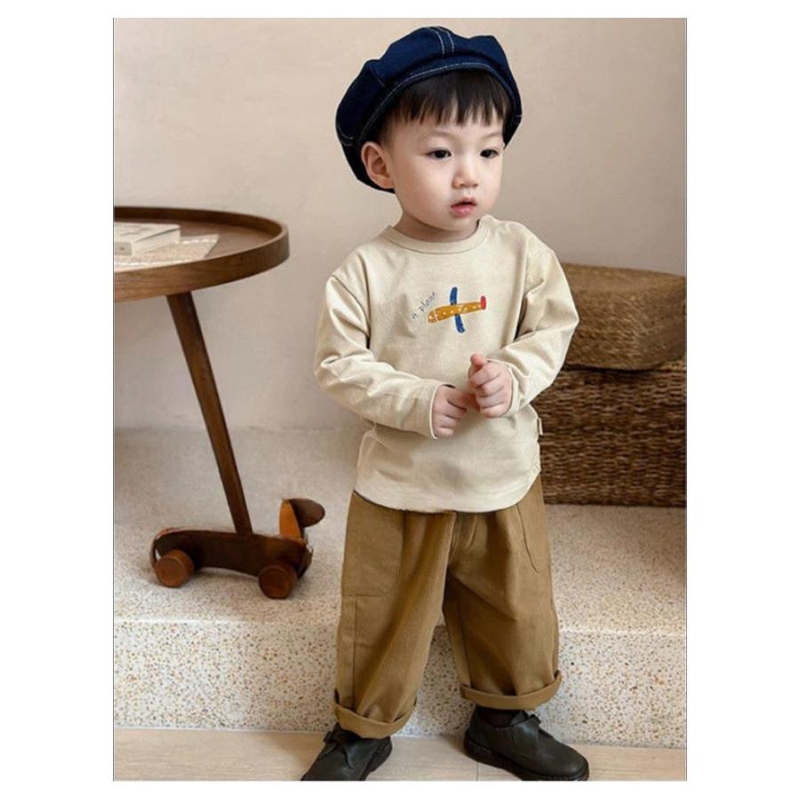 2枚セット ベビー Tシャツ プリント 長袖tシャツ 子供服 キッズ 赤ちゃん 男の子 女の子 綿 ロンT トップス カットソー 66 70 80 9 |  | 16