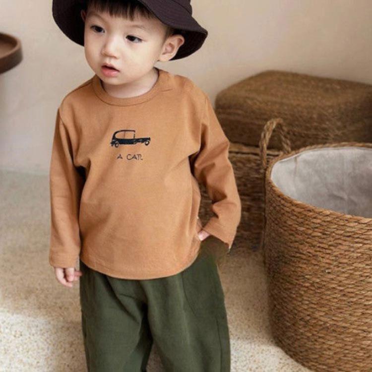 2枚セット ベビー Tシャツ プリント 長袖tシャツ 子供服 キッズ 赤ちゃん 男の子 女の子 綿 ロンT トップス カットソー 66 70 80 9 |  | 02