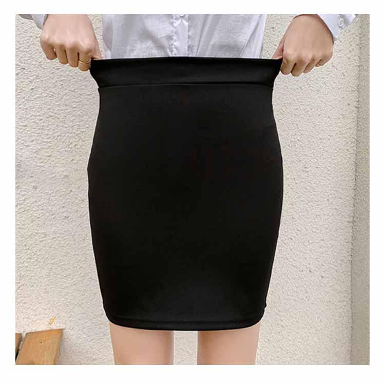 事務服 スカート 選べる着丈 ウエストゴム ストレッチ 制服 オフィス 企業 ユニフォーム タイトスカート レディース 膝丈 大きいサイズ 黒 リクル |  | 09