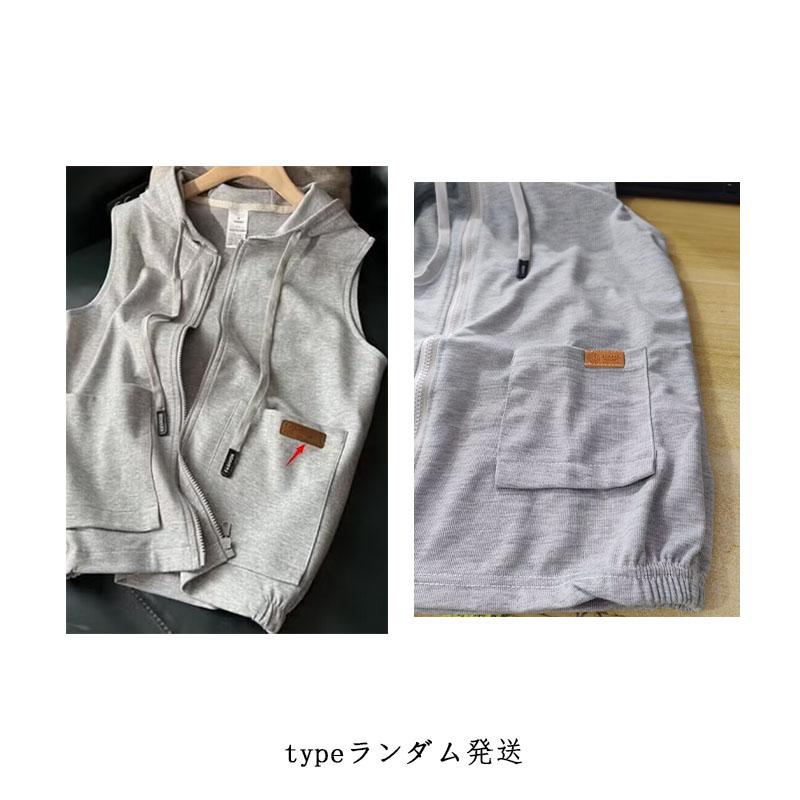 ベスト パーカー 前開き レディース フード付き ジップアップ トップス パーカーベスト ノースリーブ 春夏 秋 ジレ アウター 重ね着 レイヤード |  | 12