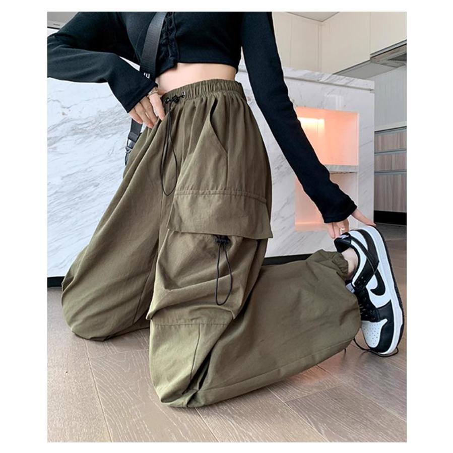 カーゴパンツ レディース かっこいい ダンス 衣装 カーゴパンツ 長ズボン ヒップホップ 韓国ファッション ストリート 春夏秋 ボトム トレンド 韓国 |  | 11