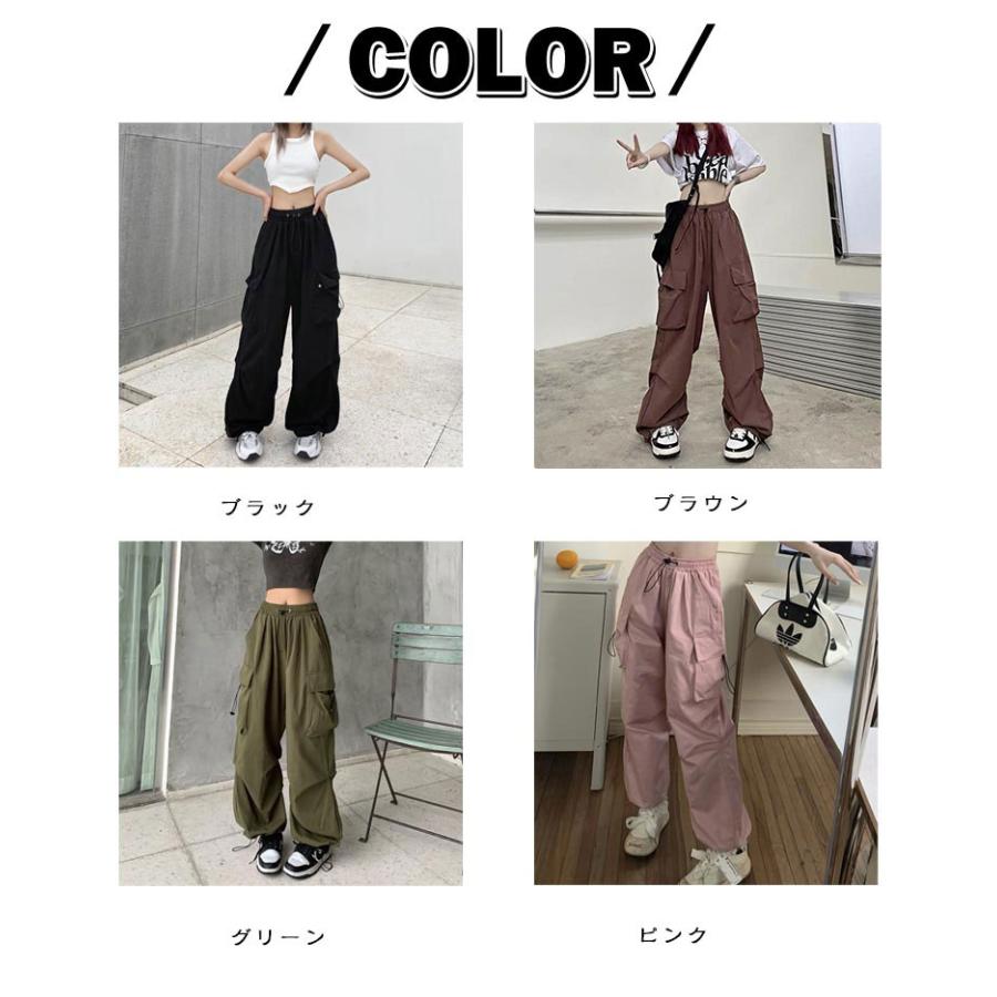 カーゴパンツ レディース かっこいい ダンス 衣装 カーゴパンツ 長ズボン ヒップホップ 韓国ファッション ストリート 春夏秋 ボトム トレンド 韓国 |  | 06