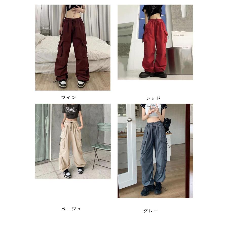 カーゴパンツ レディース かっこいい ダンス 衣装 カーゴパンツ 長ズボン ヒップホップ 韓国ファッション ストリート 春夏秋 ボトム トレンド 韓国 |  | 07