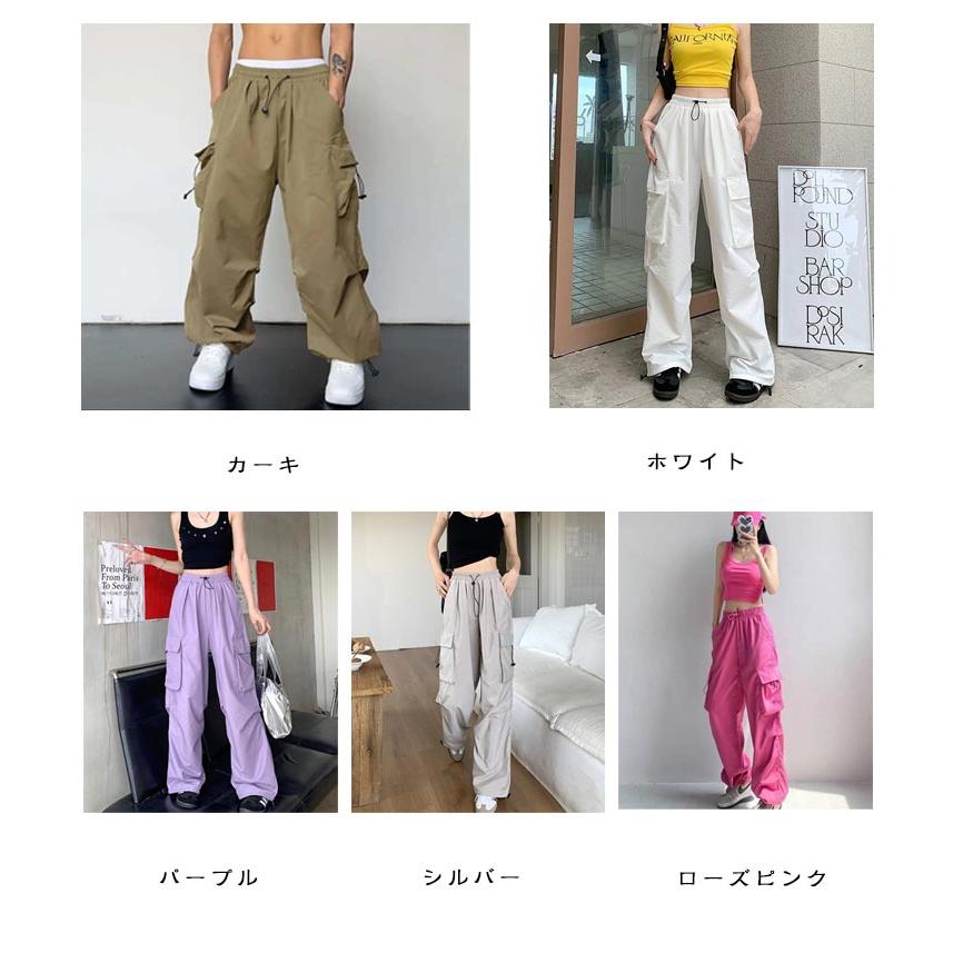 カーゴパンツ レディース かっこいい ダンス 衣装 カーゴパンツ 長ズボン ヒップホップ 韓国ファッション ストリート 春夏秋 ボトム トレンド 韓国 |  | 08