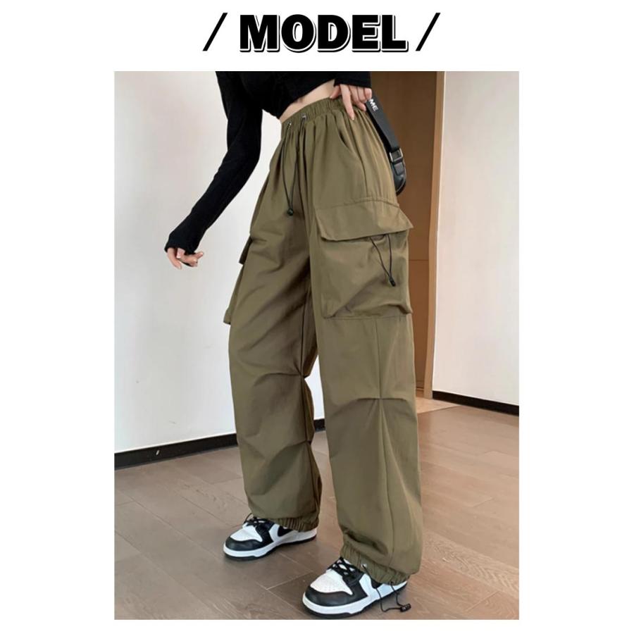 カーゴパンツ レディース かっこいい ダンス 衣装 カーゴパンツ 長ズボン ヒップホップ 韓国ファッション ストリート 春夏秋 ボトム トレンド 韓国 |  | 09
