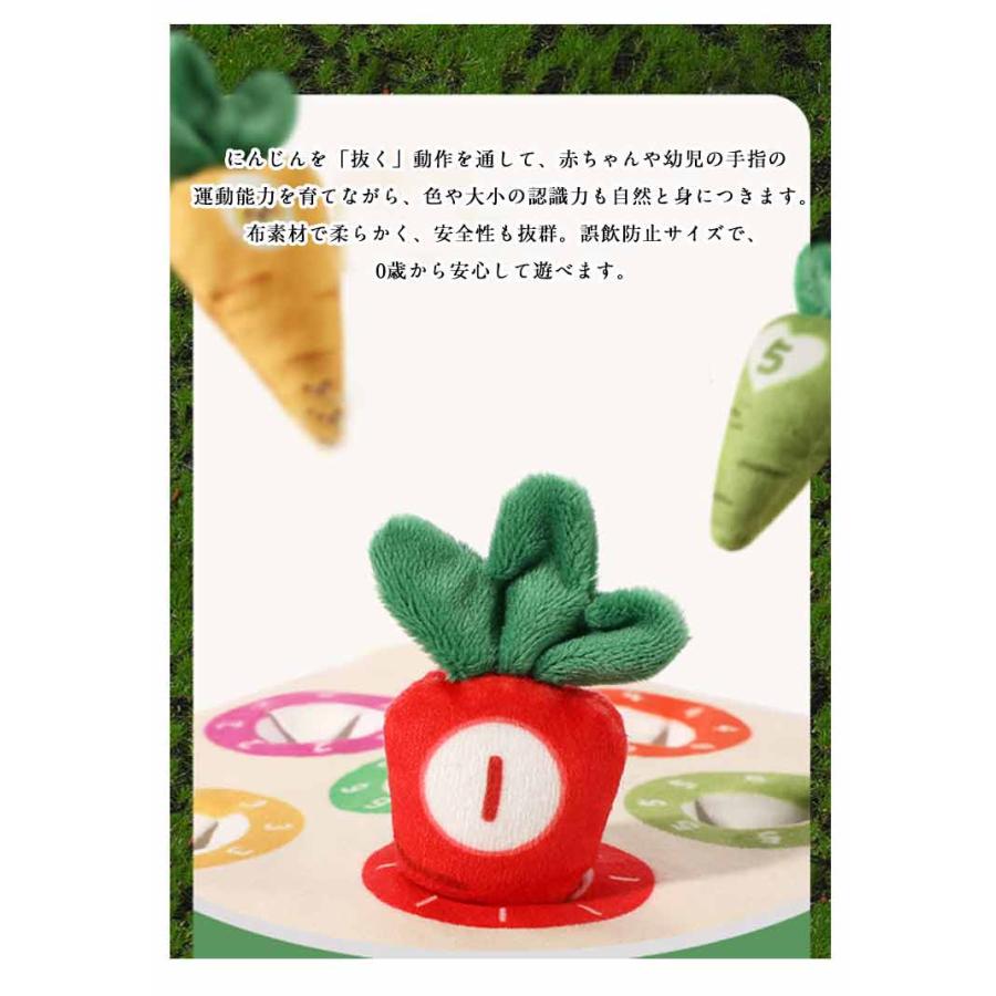 おもちゃ 知育玩具 色認知 布絵本 にんじんを抜く 人参を抜く ベビー 赤ちゃん 幼児 子供 男の子 女の子 子ども 誕生日 クリスマス プレゼント |  | 12