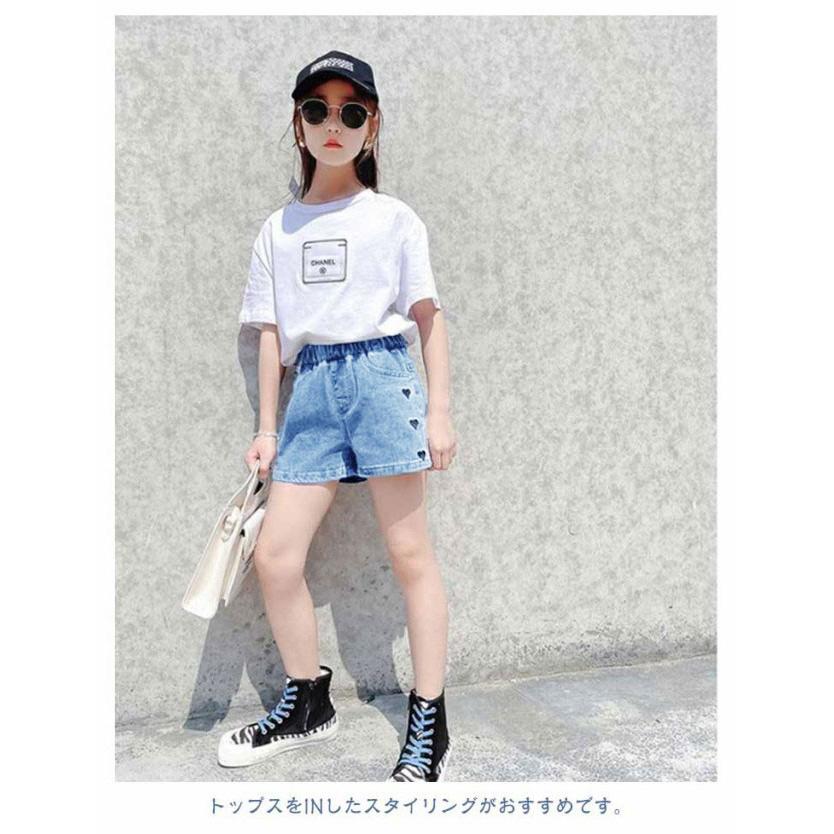 ショートパンツ デニム 子供服 キッズ 女の子 デニムパンツ ボトムス ハーフパンツ ガールズ 女児 フリル レース ジーンズ デニム パンツ 夏 夏 |  | 10