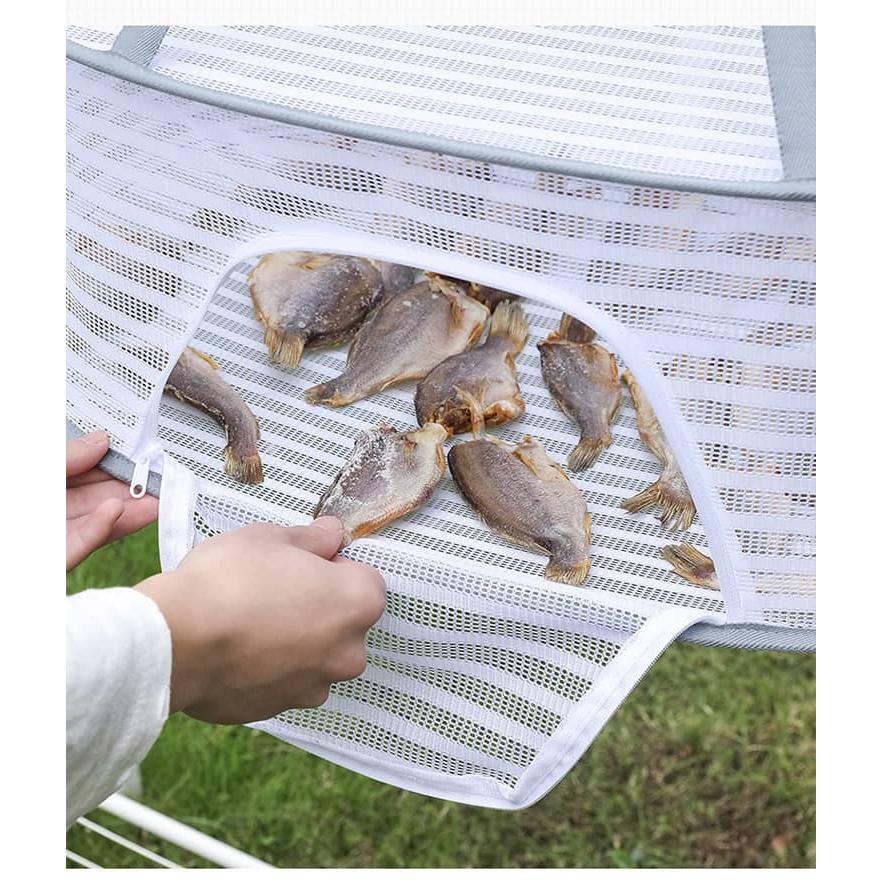 万能干しかご 2段 3段 1段 虫除けネット 干しかご 乾燥 防虫 ほしかご ドライフルーツ 干物 一夜干し 干し網 干しかご 魚 干し網 折り畳み |  | 12