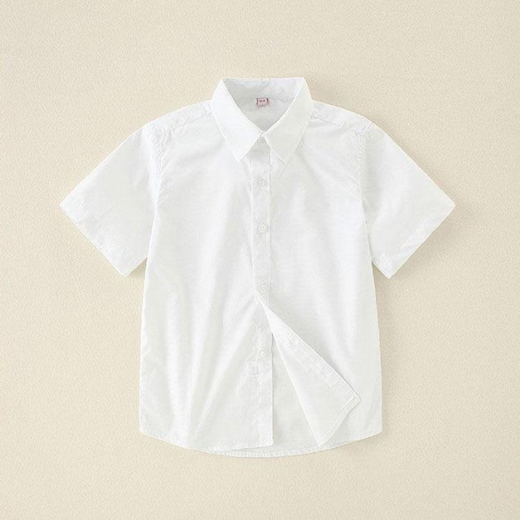 スクールシャツ キッズ 半袖 子供 男子 シャツ 小学生 入学 入園 中学生 ジュニア ワイシャツ 男の子 制服 通園 通学 女の子 発表会 無地 白 |  | 01