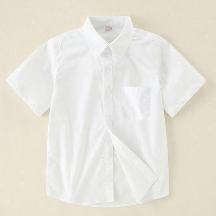 スクールシャツ キッズ 半袖 子供 男子 シャツ 小学生 入学 入園 中学生 ジュニア ワイシャツ 男の子 制服 通園 通学 女の子 発表会 無地 白 |  | 04