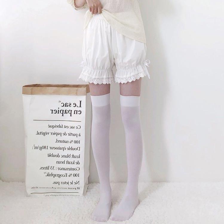 フリル ペチコート レディース コスプレ衣装 下着 レース インナー かぼちゃパンツ 肌着 ボトムス ショート ペチパンツ 無地 かわいい 透け防止 |  | 02