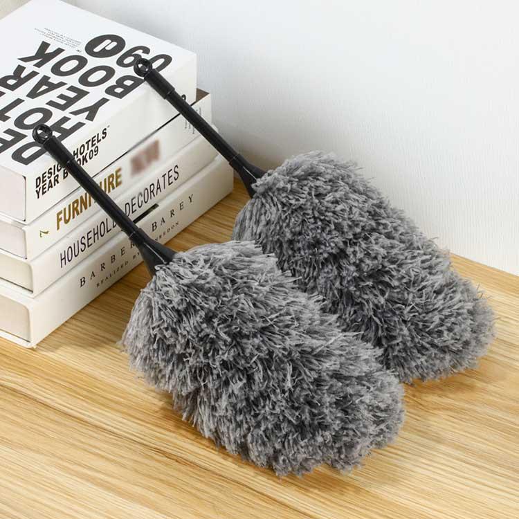 はたき ほこり払い ホコリ取り ハンディモップ ほこりキャッチャー 掃除道具 軽量 マイクロファイバー コンパクト 丸洗いOK 本棚 コンピューター |  | 01