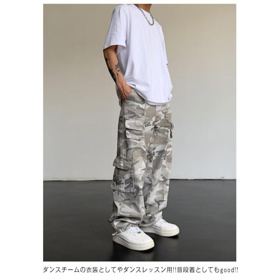 迷彩パンツ メンズ カーゴパンツ ミリタリー 迷彩ズボン ゆったり 太め ワイド カモフラージュ 迷彩柄 パンツ ポケット多い 大きいサイズ 迷彩カー |  | 08