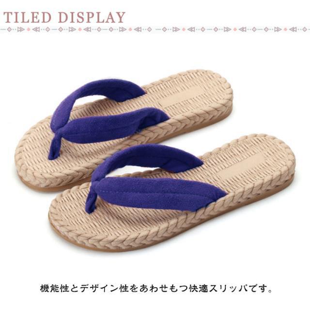 サンダル レディース 草履 スリッパ 女性用 痛くない 軽い 草履 浴衣に似合う快適スリッパ 和装サンダル ナチュラル 和服 着物 お祭り 祭り 花火 |  | 07