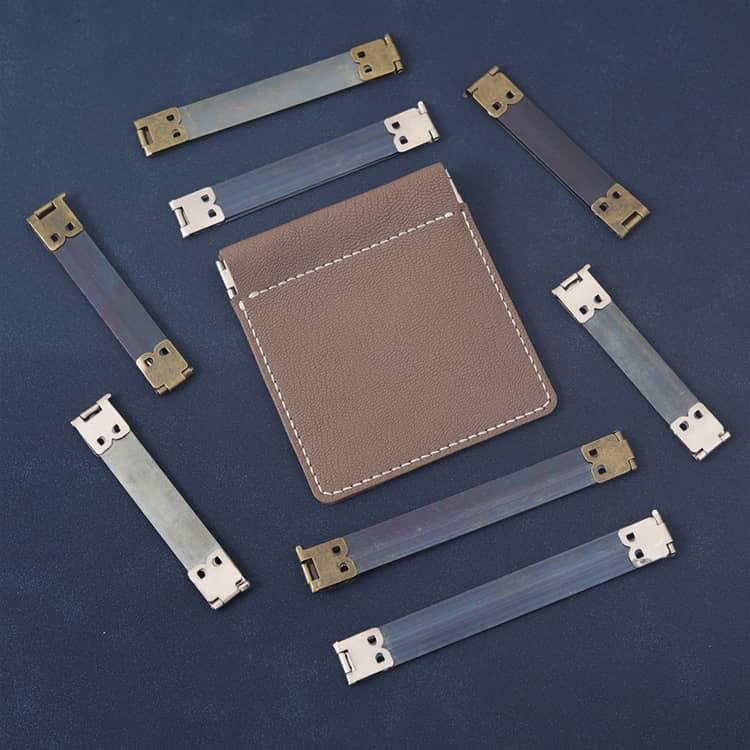 ばね口金具 16本セット 幅1.5cm 8cm 8.5cm 10cm 12cm バネ口金 バネポーチ がま口 バネ口金具 ばね口金 バネ口 ばね口 ぱ |  | 01